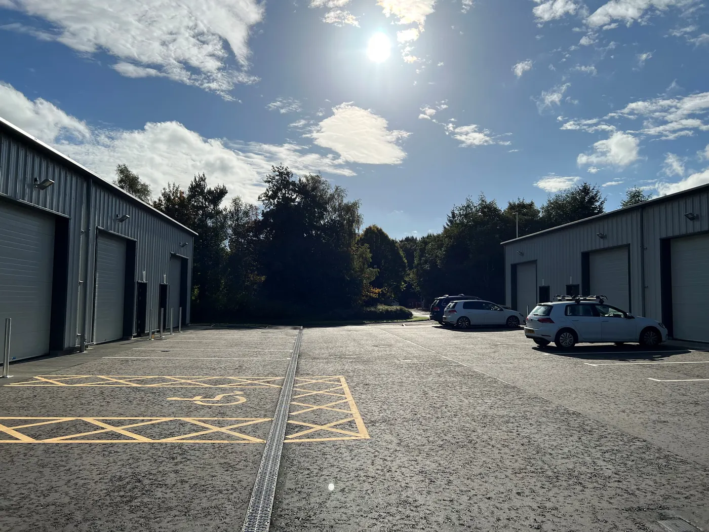 Business units on Fleming Road, Kirkton Campus, Livingston